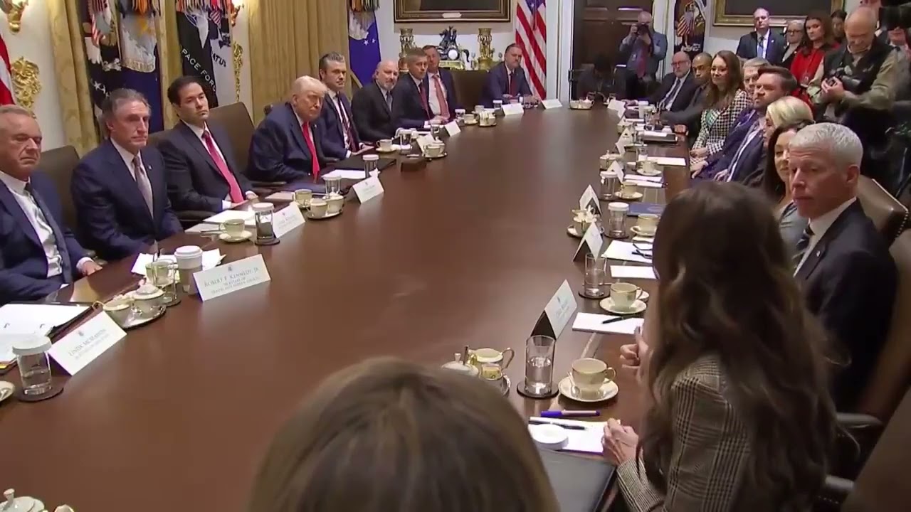 Kristi Noem Calls Tim Walz a 'Wacko' During Cabinet Meeting