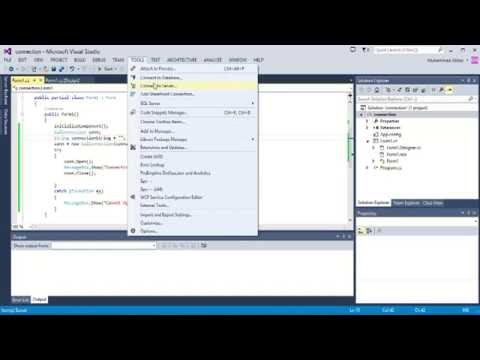 Sql Server 2012 | Making Connection with C# Windows form | Visual Studio | in Urdu/Hindi