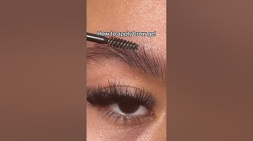 How to apply brow gel! #browgel #makeuphacks #IPSY