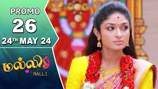 Malli Serial | Episode 26 Promo | 24th May 24 | Nikitha | Vijay | Saregama TV Shows Tamil