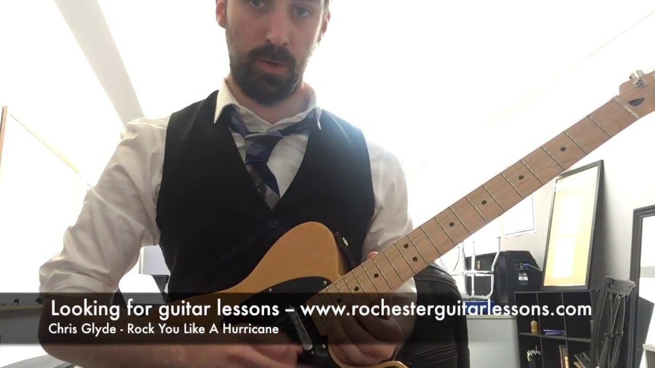 Guitar Lessons In Rochester Rock You Like A Hurricane solo YouTube