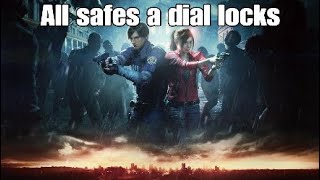 RESIDENT EVIL 2 All safes and dial lock codes in police station
