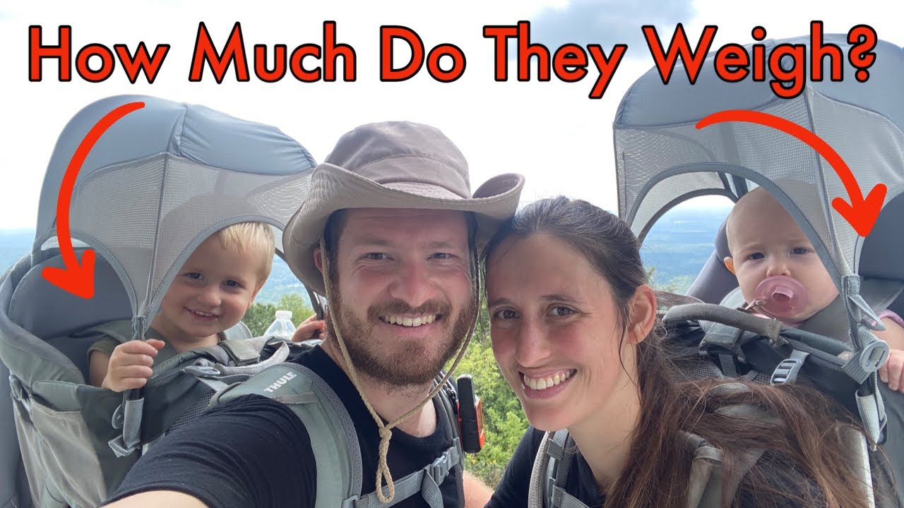How Much Do Our Packs Weigh? Hiking While Carrying Kids YouTube