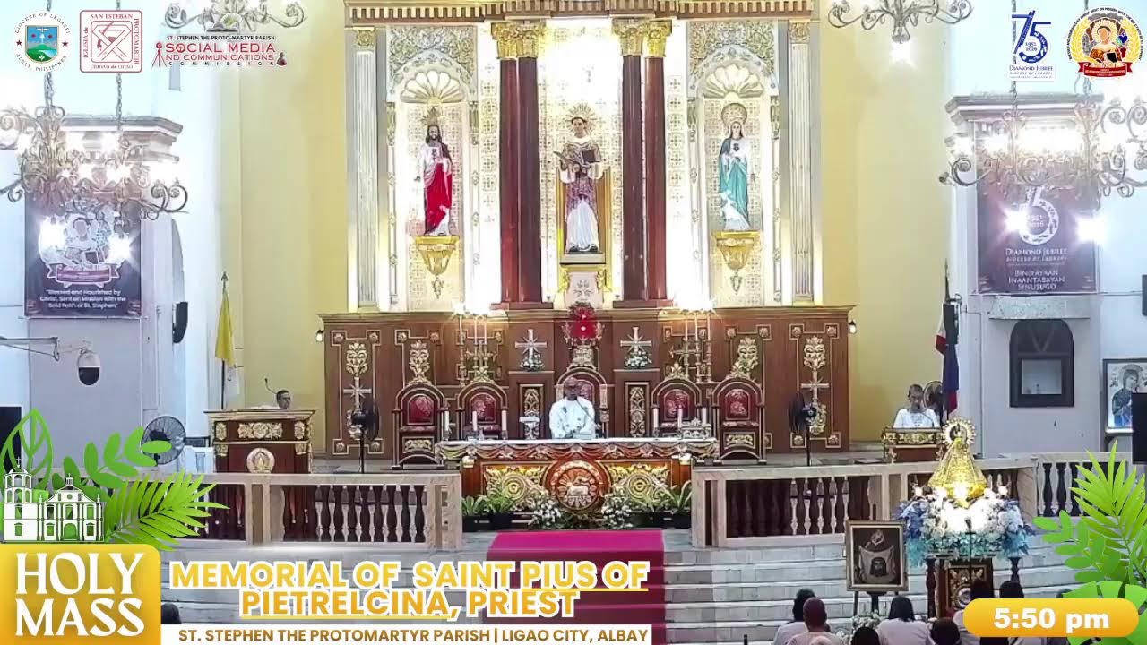 Holy MassMemorial of  Saint Puis of Pietrelcina, Priest