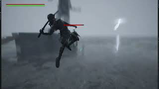 UE5 : Air Combat Update v1 (WIP) | Hack and Slash Game
