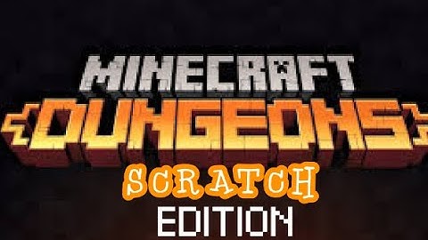 Minecraft Dungeons Scratch Edition Demo Gameplay