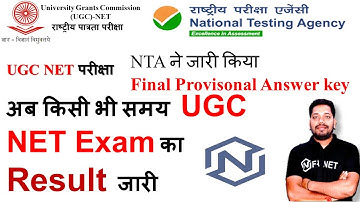 UGC NET Result Dec 2022 | UGC NET Final provisional answer key released for all subjects | NFA NET