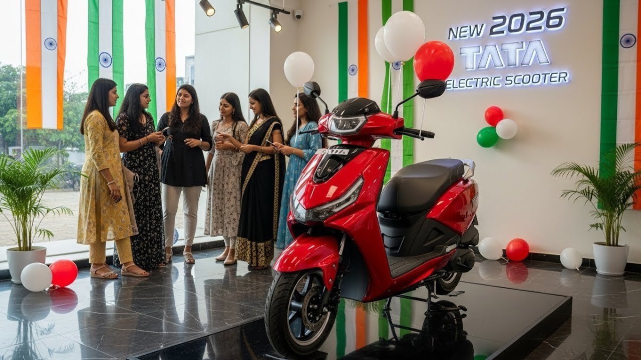 TATA का नया 2026 Electric Scooter 😱 200Km Range, Low Price & Smart Features – Ola की छुट्टी!”