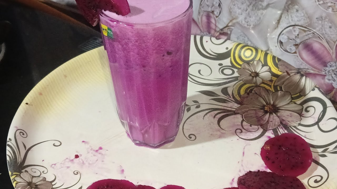 Dragon Fruit Juice Recipe Bohot Hi simple Yummy 😋 In Bihari Style 