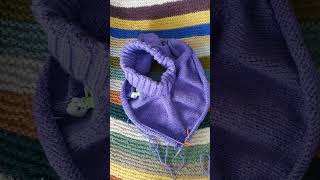 #Knit a Stunning Purple #Pullover #Top-Down Positive Ease #Kalisthreads Top-Down #Pattern ANA VANILA