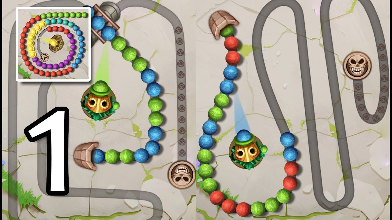 Marble Puzzles Ball Shooting Gameplay Walkthrough Level 1 10 (iOS