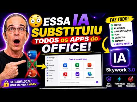 😳 Essa IA SUBSTITUIU TODOS os apps do OFFICE! 🤯🚀