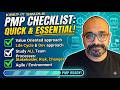 PMP Preparation Checklist
