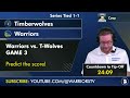 Warriors vs. Timberwolves Live Streaming Scoreboard, Play-By-Play, Highlights | NBA Playoffs Game 3