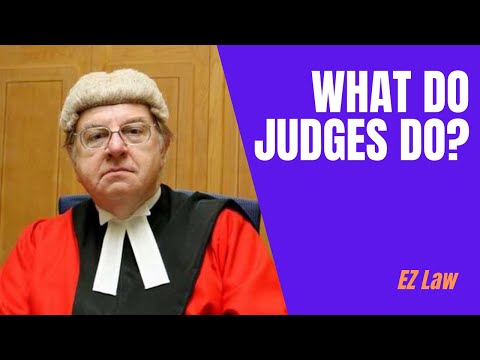 Video: Când fac judecătorii legea?
