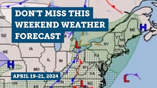 Weekend Weather Exclusive: Tompkins County, NY's Detailed Weekend Forecast,  April 19-21, 2024