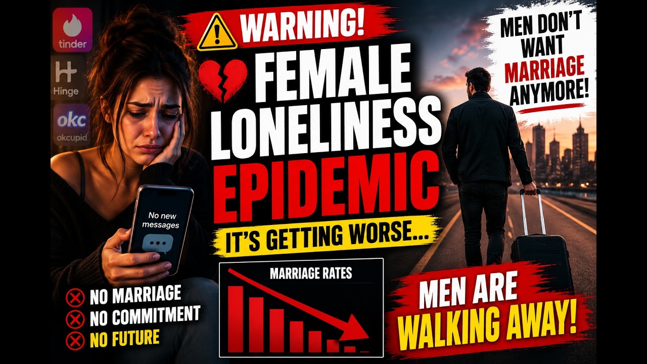 FEMALE LONELINESS EPIDEMIC IS GETTING WORSE IN MODERN DATING MEN NO ...
