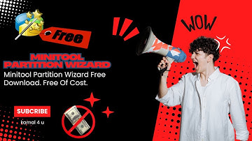 HOW TO INSTALL MINITOOL PARTITION WIZARD FOR FREE IN PC OR LAPTOP. FREE OF COST #freesoftware