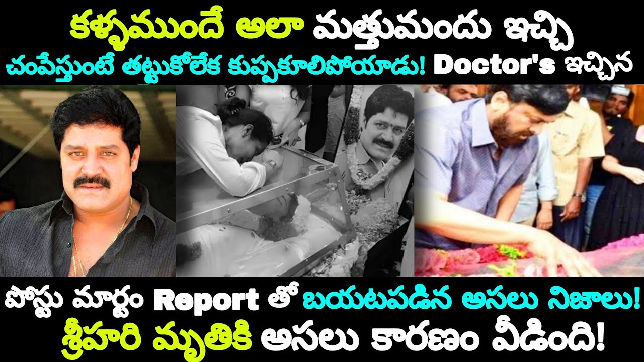 చిన్న వయసులో శ్రీహరి పతనం వెనుక ఉన్న అసలు వ్యక్తి ఎవరో తెలుసా? || The Life Of Srihari 