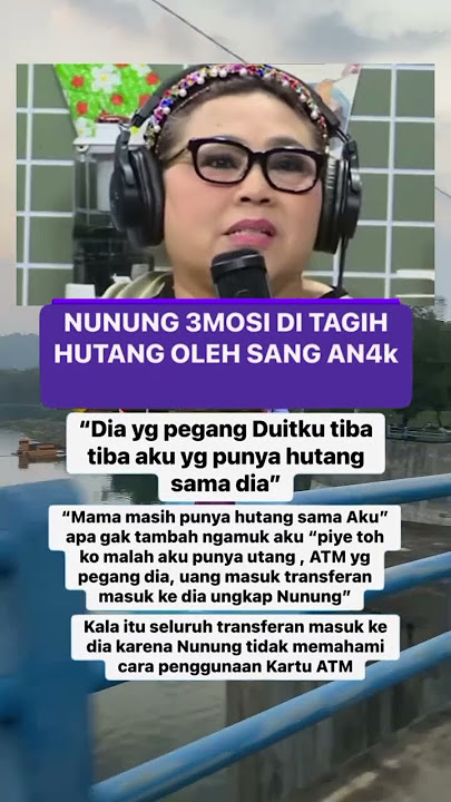 Nunung emosi di tagih hutang oleh sang anak #artist #shots