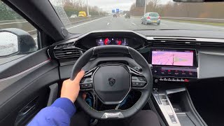 The New Peugeot 408 GT 2023 POV Test Drive