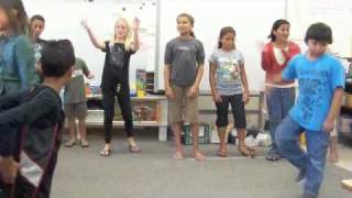 Impromptu Freestyle Dance at our Third Grade Portfolio Party