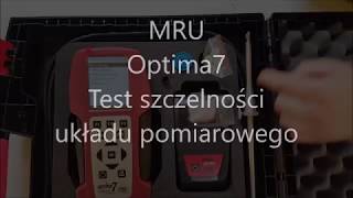 MRU Optima7 - test szczelności