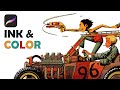 Quick Procreate Ink and Color Tutorial [SPEEDPAINT]