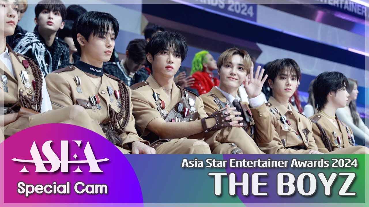 더보이즈 'ASEA 2024' 아티스트석 리액션 깨알 영상 🎬 THE BOYZ 'Asia Star Entertainer Awards 2024'