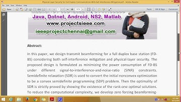 Physical Layer Security for Full Duplex Communications With Self Interference Mitigation
