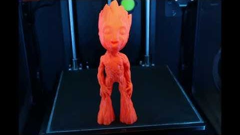 Timelapse (3D Extruding presents: I am Baby Groot)