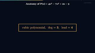 Algebra Masterclass | S07E01: Introduction To Polynomials