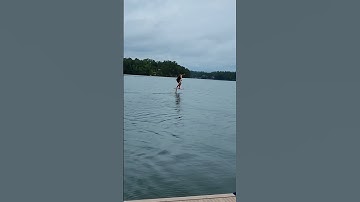 Dockstart Progression??? #hydrofoil #dockstart #wakesurf #shorts #viral #crash #wipeout #foil