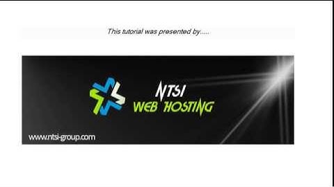 NTSi - Comment créer une tache planifiée - How to setup a cron job in cPanel - 2013