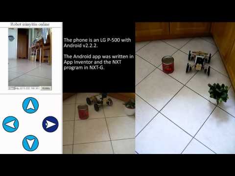 Control a robot via Internet