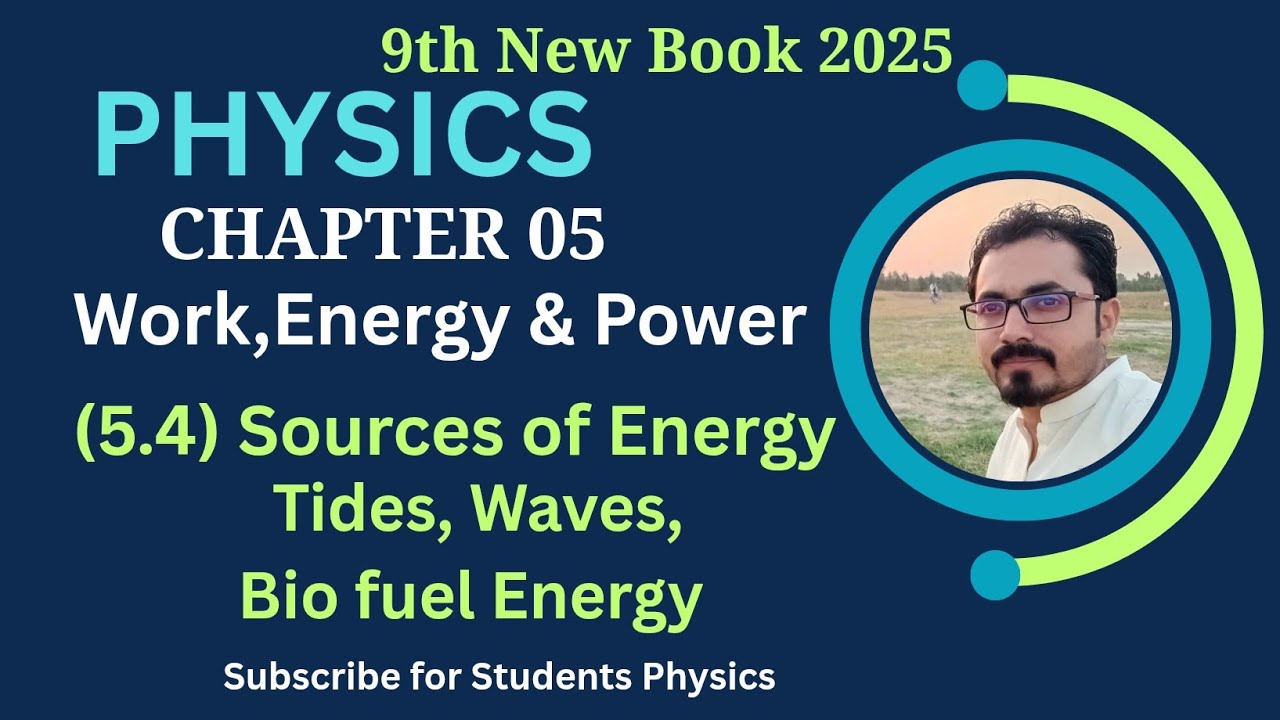 Sources of Energy | Tidal, Wave, Biofuel Energy | Class 9 Physics | New ...