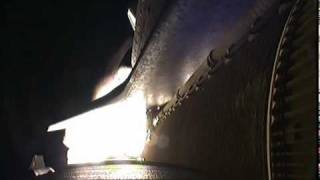 STS-131 Right SRB looking down