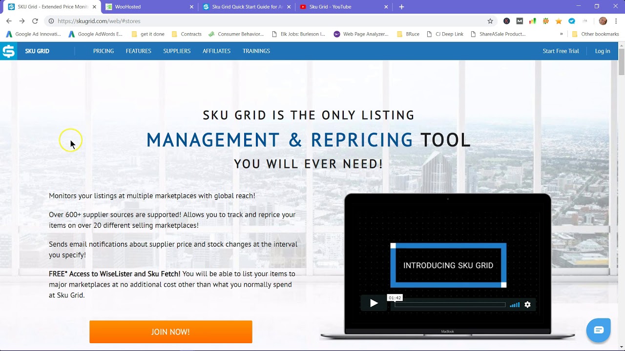 SkuGrid Repricing Tool for Multiple Listings