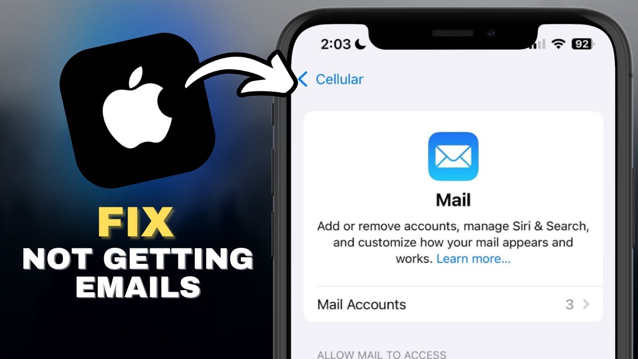 How To Fix Not Getting Emails On iPhone in SECONDS! - YouTube