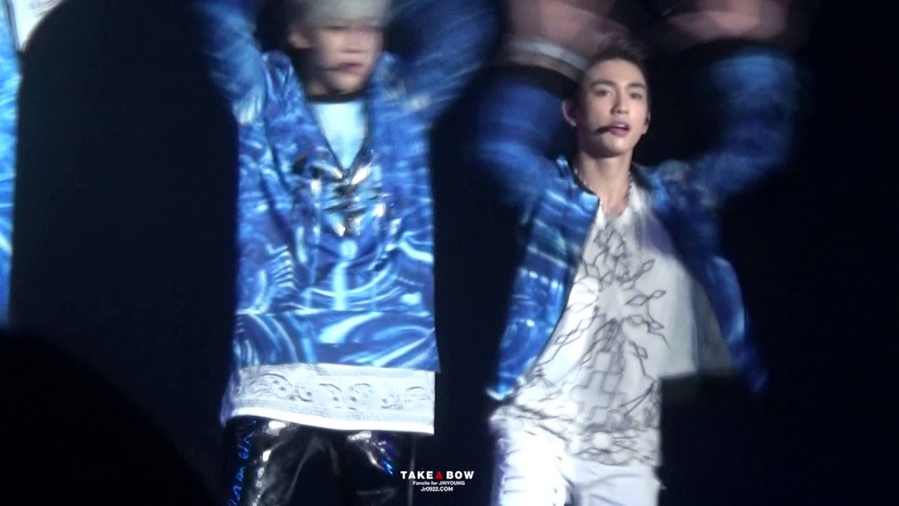 140823 Tofu Music Festival in Thailand - Hello (여보세요) - GOT7 jinyoung  (Jr.focus)