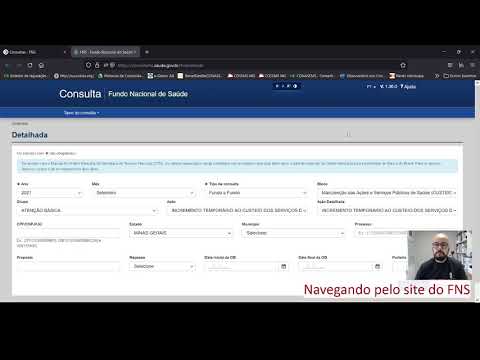 Tutorial   Navegando pelo site do FNS consultas e repasses detalhados