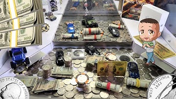 RACE FOR THE CASH! Bitcoin Results, High Risk Coin Pusher | Joshua Bartley