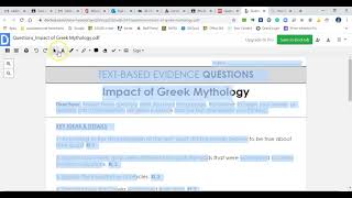 How to - Questions for Impact of Greek Myths screenshot 5