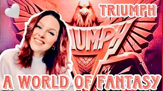 Triumph - A World of Fantasy (Live at Us Festival, 1983) [REACTION VIDEO] | Rebeka Luize Budlevska