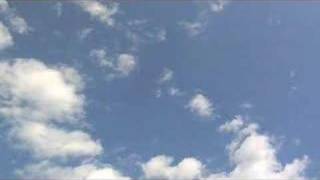 Clouds Timelapse HD : Blue Sky with Puffy Clouds Stock Footage Clip#101