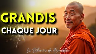 FORCE YOURSELF TO GROW EVERY DAY: 12 BUDDHIST LESSONS THAT WILL TRANSFORM YOUR LIFE