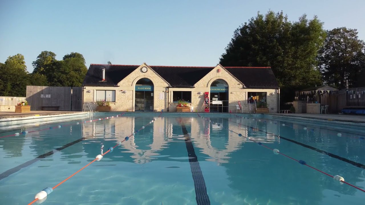 Cirencester Open Air Swimming Pool Flyover