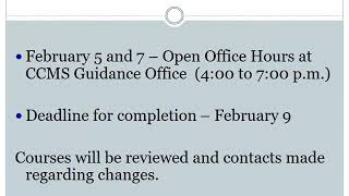 2018-19 8th Grade Orientation Course Registration Presentation