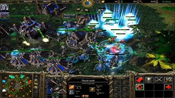 4v4 Random Team #4 Warcraft 3 The Frozen Throne Battle net Multiplayer Commentary