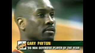 Gary Payton Guards Michael Jordan (26pts) ('96 Finals, Game 5)